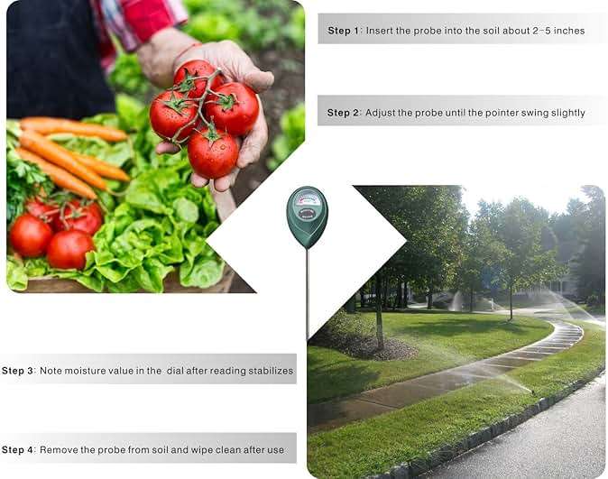 XLUX Soil Moisture Meter, Plant Water Monitor, Hygrometer Sensor for Gardening, Farming, Indoor and Outdoor Plants, No Batteries Required - Image 4