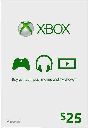 Microsoft Xbox Gift Card $25 (Physical Card) - Image 1