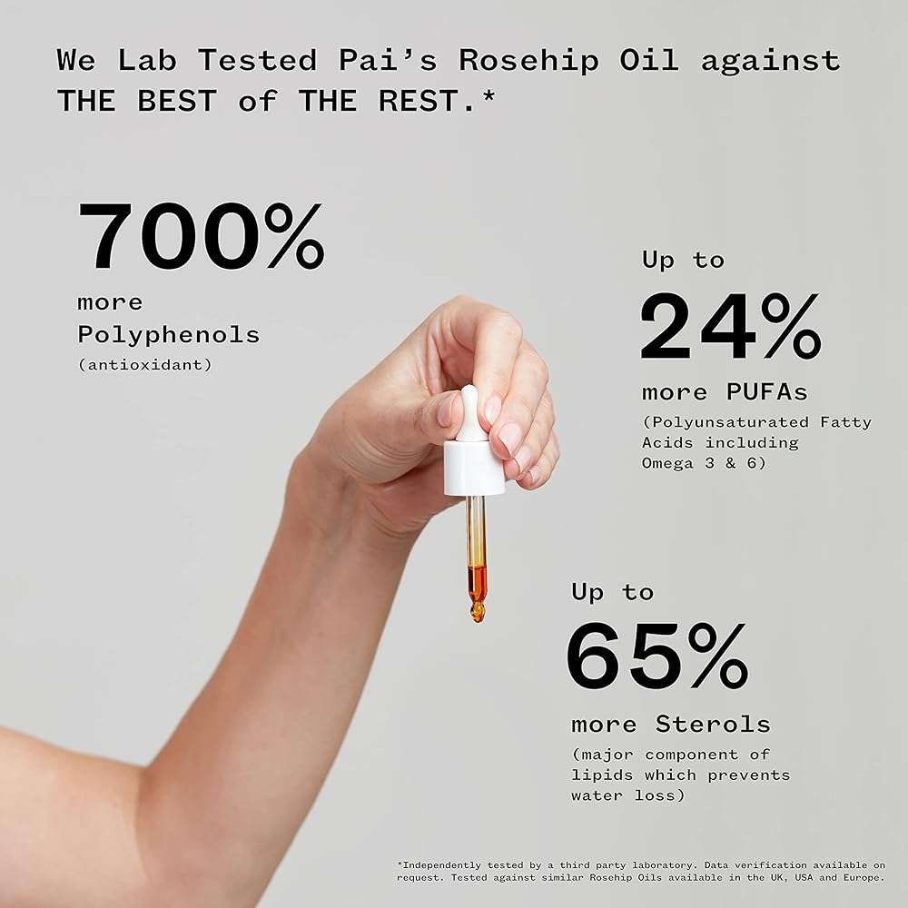PAI SKINCARE - Organic Rosehip BioRegenerate Universal Facial Oil | Natural, Vegan, Sensitive Skincare (1 fl oz | 30 mL) - Image 2