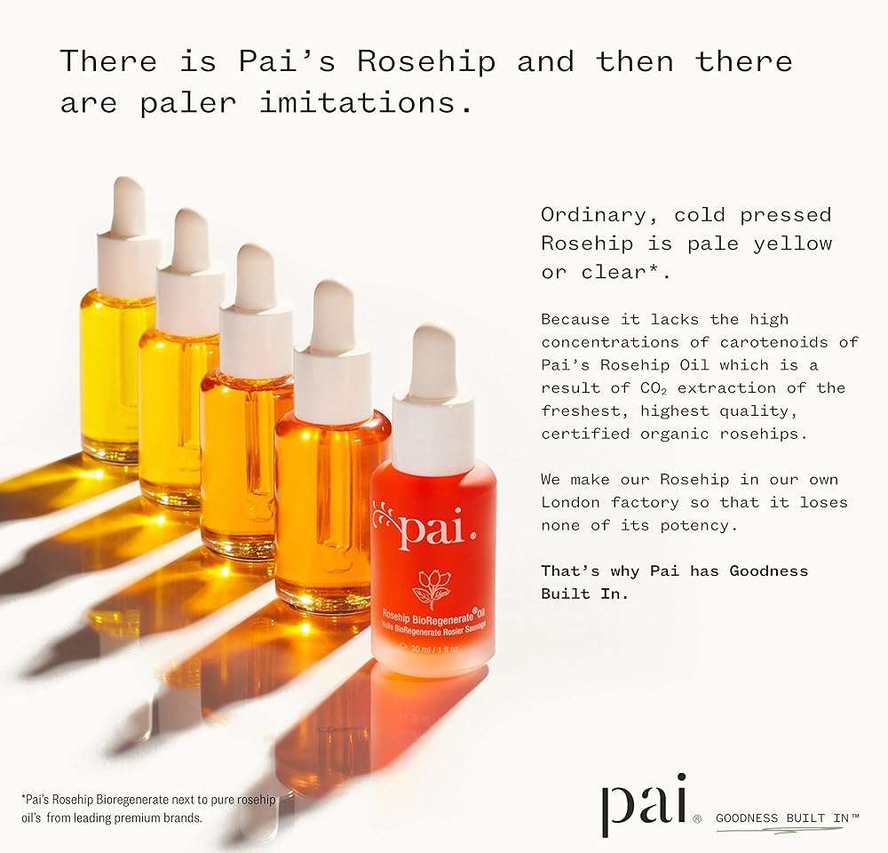 PAI SKINCARE - Organic Rosehip BioRegenerate Universal Facial Oil | Natural, Vegan, Sensitive Skincare (1 fl oz | 30 mL) - Image 3