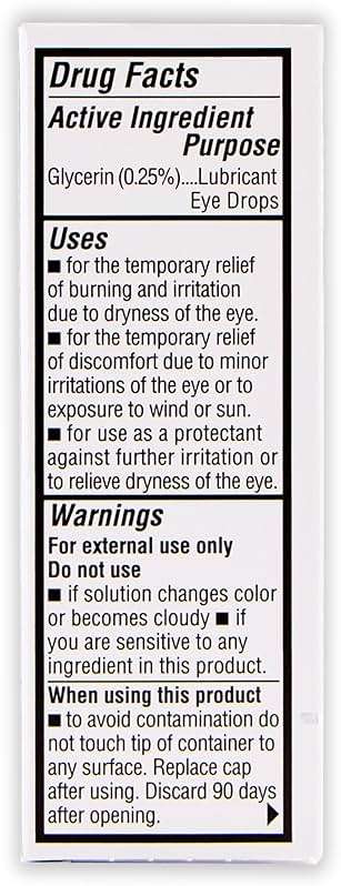 Oasis TEARS OT6400 PF Preservative-Free Lubricant Eye Drops Dry Eye Relief | Artificial Tears | 0.34 FL OZ (10 mL) - Image 5