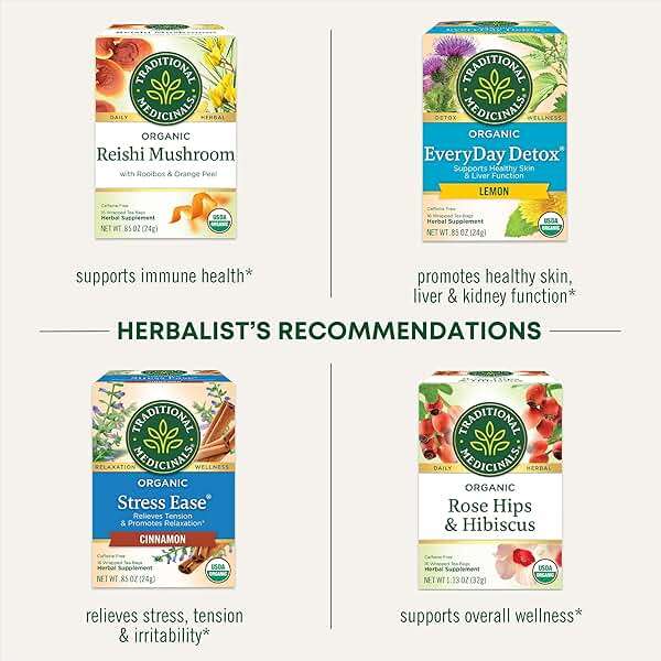 Traditional Medicinals Organic, Nettle Tea - Supports Joint Health & Overall Wellness with Stinging Nettle - Kosher, Non-GMO, Caffeine-Free, Compostable - 16 Tea Bags - Image 5