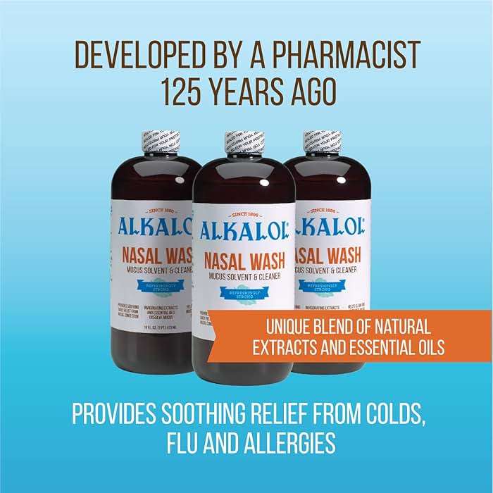 Alkalol Solution Original Nasal Wash, 16 fl oz (pack of 3) - Image 4