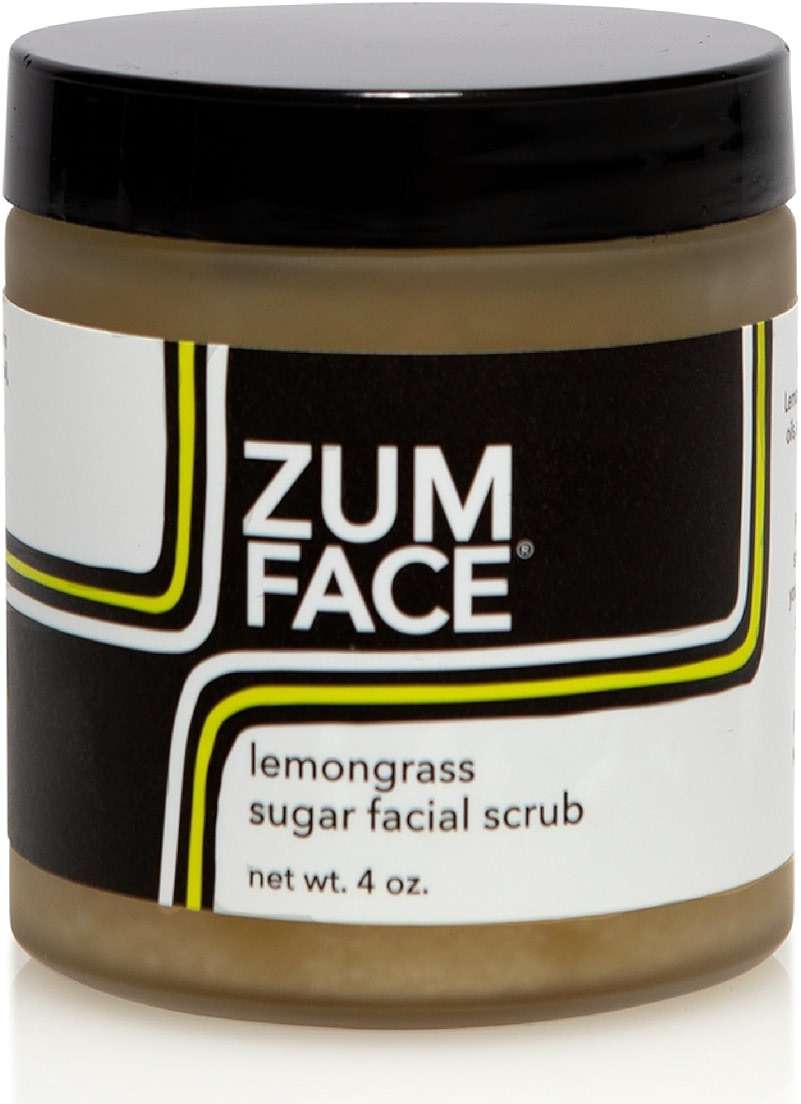 Indigo Wild Zum Face Sugar Facial Scrub - Natural Sugar Scrub - Soothing Facial Exfoliator with Jojoba Oil, Coconut Oil & Olive Oil - Lemongrass - 4 oz - Image 1
