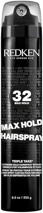 Redken Extreme High Hold Max Hold Hairspray 32 For All Hair Types - Long-Lasting Lift & Body, All-Day Style Control With a Dry Finish, 24h Humidity Resistance - Image 1