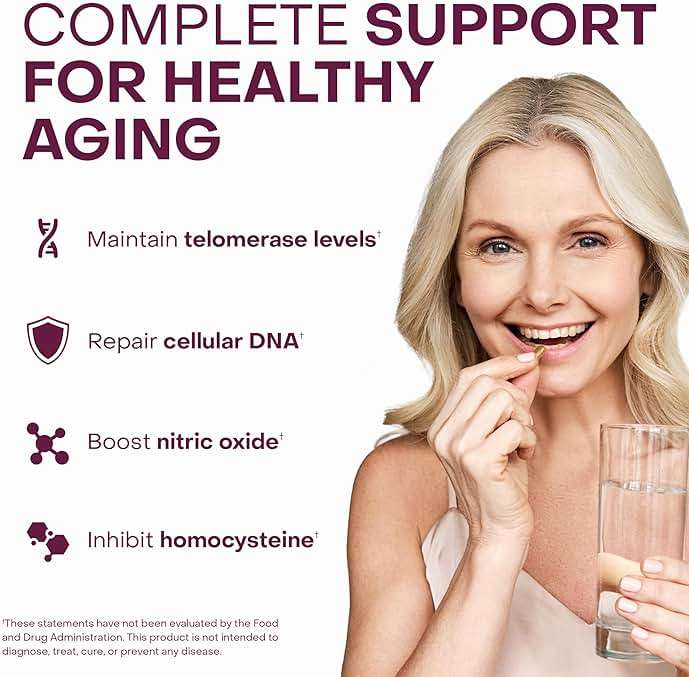 Healthycell Telomere Length Supplement - Anti-Aging Telomere Lengthening Supplements with Phytonutrients & Vitamins for Cellular Health - AC-11, Astragalus & Resveratrol - 30 Capsules - Image 2