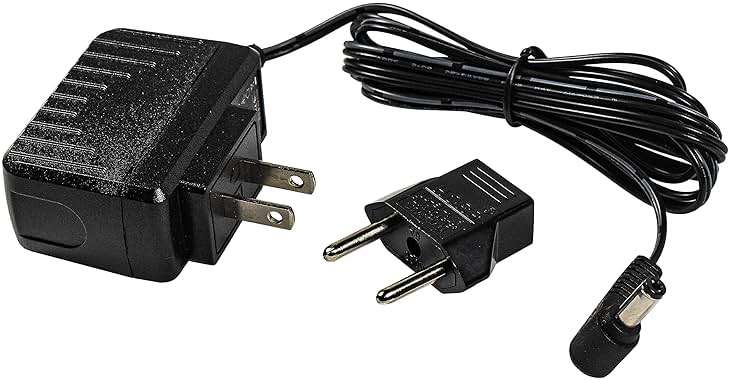 HQRP 9V AC Adapter Charger Compatible with Plantronics 80090-05 CS55 CS70 CS70N Voyager, Voyager 510S, SupraPlus, CS55H CS510 CS520 CS540 CS351 Headset System, CA12CD PTT Power Supply Cord - Image 1