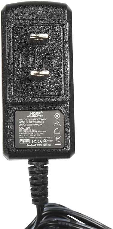 HQRP 9V AC Adapter Charger Compatible with Plantronics 80090-05 CS55 CS70 CS70N Voyager, Voyager 510S, SupraPlus, CS55H CS510 CS520 CS540 CS351 Headset System, CA12CD PTT Power Supply Cord - Image 8
