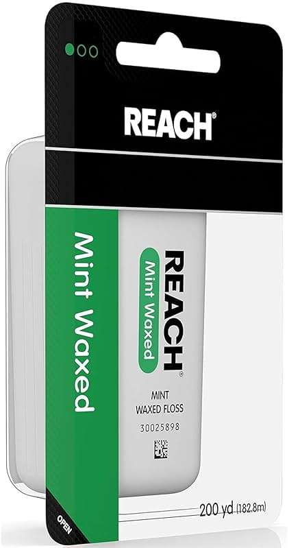REACH Mint Waxed Floss 200 Yards (Pack of 2) - Image 6