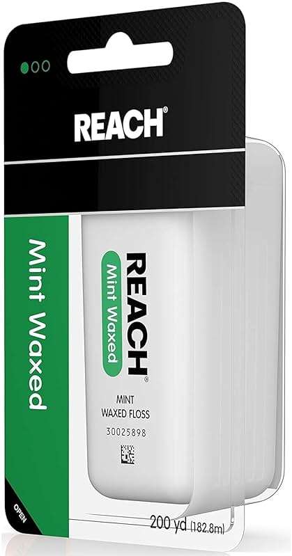 REACH Mint Waxed Floss 200 Yards (Pack of 2) - Image 7