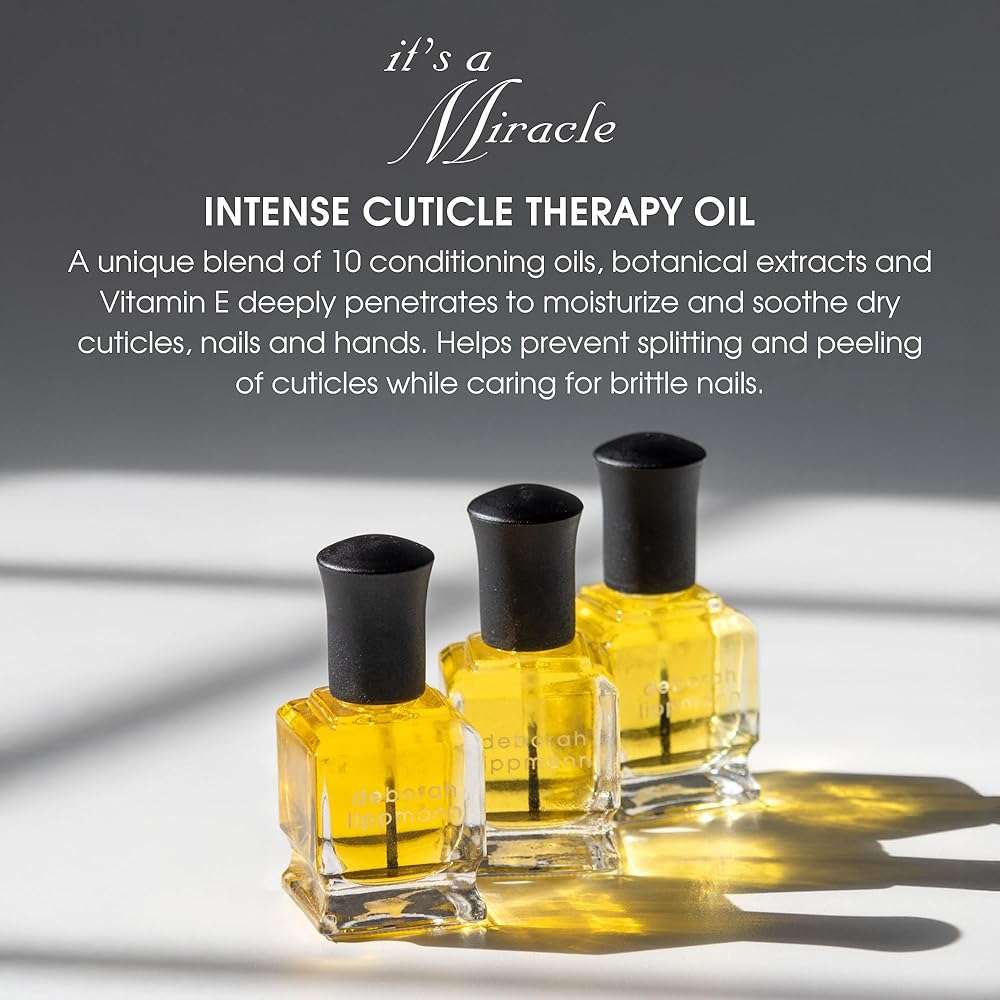 Deborah Lippmann It's A Miracle Intense Therapy Cuticle Oil | Nourishes and Repairs with 10 Essential Oils | 10 Free, Vegan Formula, No Animal Testing - Image 2