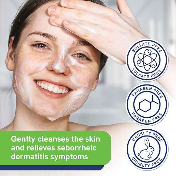 Seborrheic & Atopic Dermatitis Gentle Face Wash with Manuka Honey - Natural & Organic Face Cleanser & Body Wash For Sensitive Skin - Hypoallergenic, Paraben Free & Sulfate Free Acne Face Wash (8oz) - Image 4