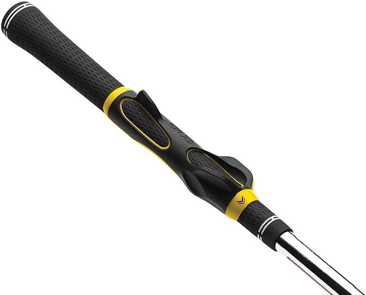 SKLZ Golf Grip Trainer, Club Attachment for Correct Hand Positioning and Muscle Memory, Fits Standard Grips from Driver to Wedge, Right-Handed, Compact Training Aid for Practice and Pre-Round Warm-Up - Image 3