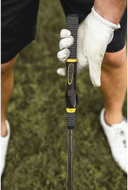 SKLZ Golf Grip Trainer, Club Attachment for Correct Hand Positioning and Muscle Memory, Fits Standard Grips from Driver to Wedge, Right-Handed, Compact Training Aid for Practice and Pre-Round Warm-Up - Image 4