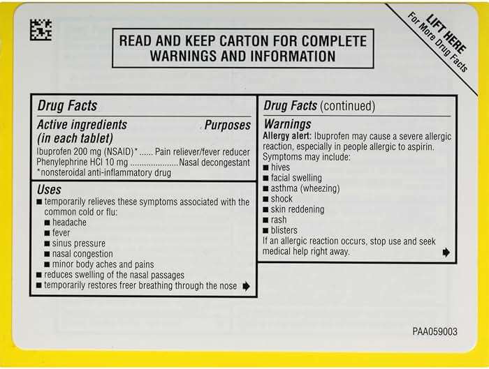 Advil Sinus Congestion and Pain, Sinus Relief Medicine, Pain Reliever and Fever Reducer with Ibuprofen and Phenylephrine HCl - 20 Coated Tablets - Image 13