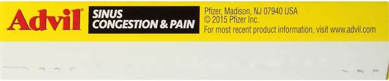 Advil Sinus Congestion and Pain, Sinus Relief Medicine, Pain Reliever and Fever Reducer with Ibuprofen and Phenylephrine HCl - 20 Coated Tablets - Image 14