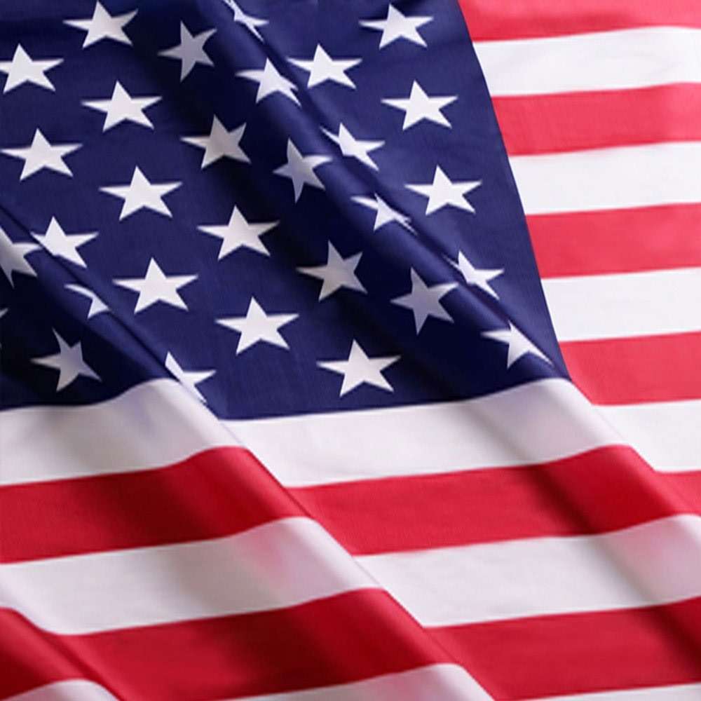 Anley Fly Breeze 3x5 Foot American National Polyester Flag - Vivid Color and Fade proof - Canvas Header and Double Stitched - The US National Flags with Brass Grommets 3 X 5 Ft - Image 2
