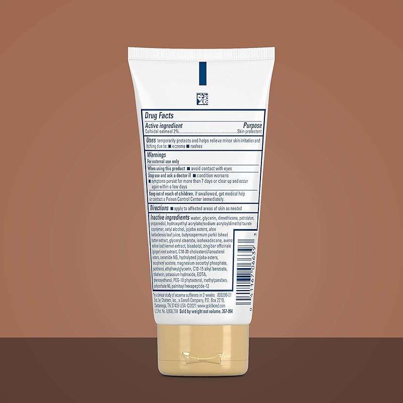 Gold Bond Medicated Eczema Relief Hand Cream, 3 oz., Skin Protectant Cream with 2% Colloidal Oatmeal - Image 3