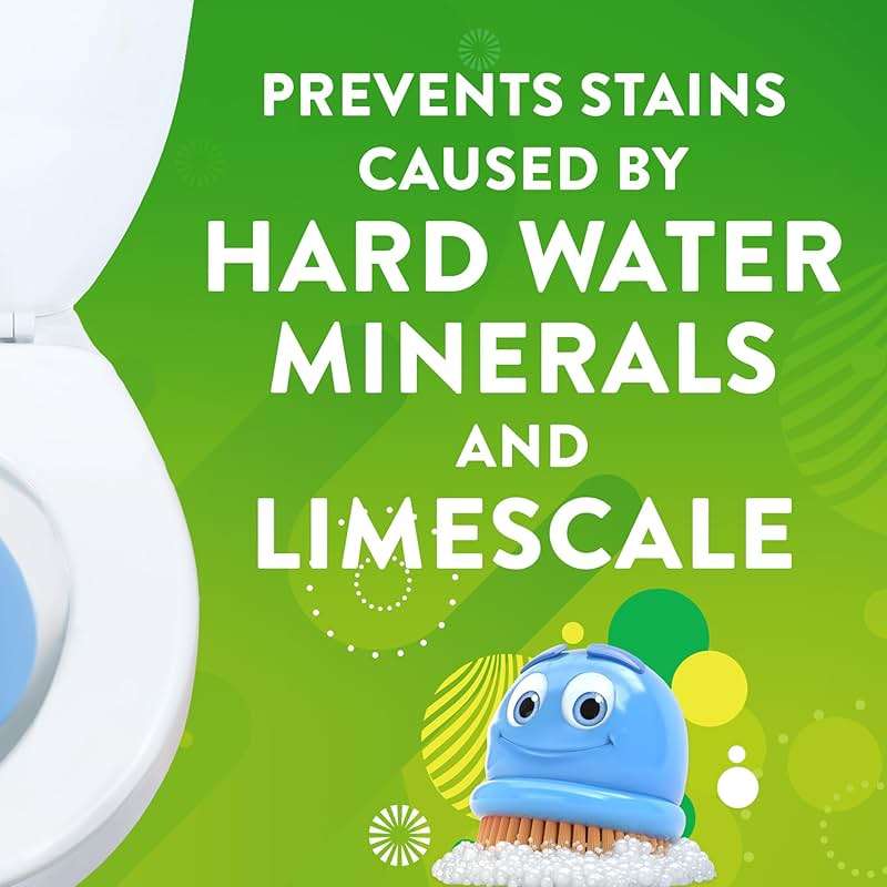 Scrubbing Bubbles Continuous Clean Toilet Drop-Ins, Automatic Blue Toilet Bowl Cleaner, Septic-Safe Tank Tablets Remove Hard Water Minerals & Limescale, Stain & Smell Protection, 5 Count (Pack of 1) - Image 2