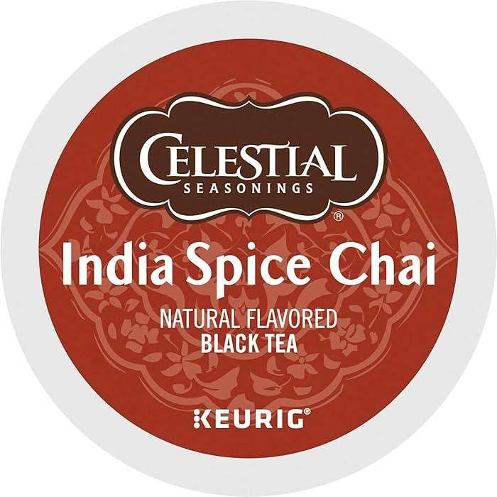 Celestial Seasonings® Single-Serve K-Cup® Pods, Original India Spice Chai Tea, Box Of 24 - Image 1