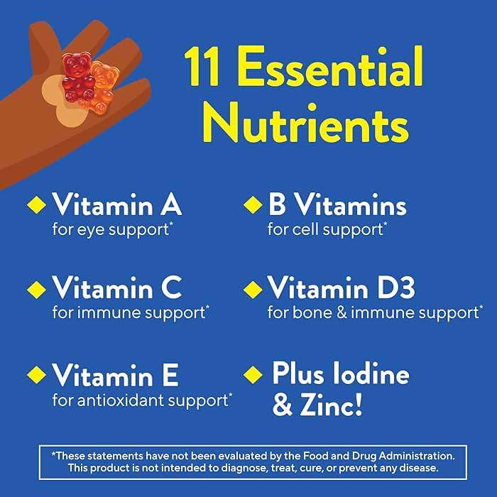 L'il Critters Gummy Vites Kids Multivitamin | 190 Gummies with Vitamins A, B, C, D, E | Assorted Fruit Flavors | Gluten and Dairy Free Children's Daily Supplement - Image 3