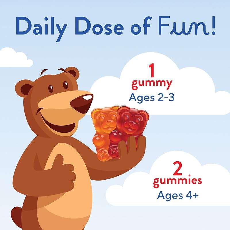 L'il Critters Gummy Vites Kids Multivitamin | 190 Gummies with Vitamins A, B, C, D, E | Assorted Fruit Flavors | Gluten and Dairy Free Children's Daily Supplement - Image 5