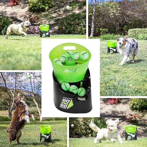 Hyper Pet GoDogGo Fetch Machine Dog Ball Launcher & Automatic Ball Launcher for Dogs With Five 2.5" Balls for Dogs 20-60 Pounds - Image 8
