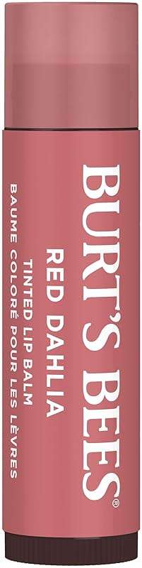 Burt's Bees Lip Tint Balm with Long Lasting 2 in 1 Duo Tinted Balm Formula, Color Infused with Deeply Hydrating Shea Butter for a Natural Looking Buildable Finish, Fiery Red Dahlia (2-Pack) - Image 2