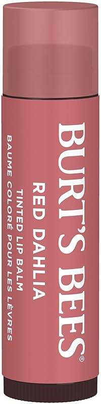 Burt's Bees Lip Tint Balm with Long Lasting 2 in 1 Duo Tinted Balm Formula, Color Infused with Deeply Hydrating Shea Butter for a Natural Looking Buildable Finish, Fiery Red Dahlia (2-Pack) - Image 11