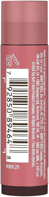 Burt's Bees Lip Tint Balm with Long Lasting 2 in 1 Duo Tinted Balm Formula, Color Infused with Deeply Hydrating Shea Butter for a Natural Looking Buildable Finish, Fiery Red Dahlia (2-Pack) - Image 12
