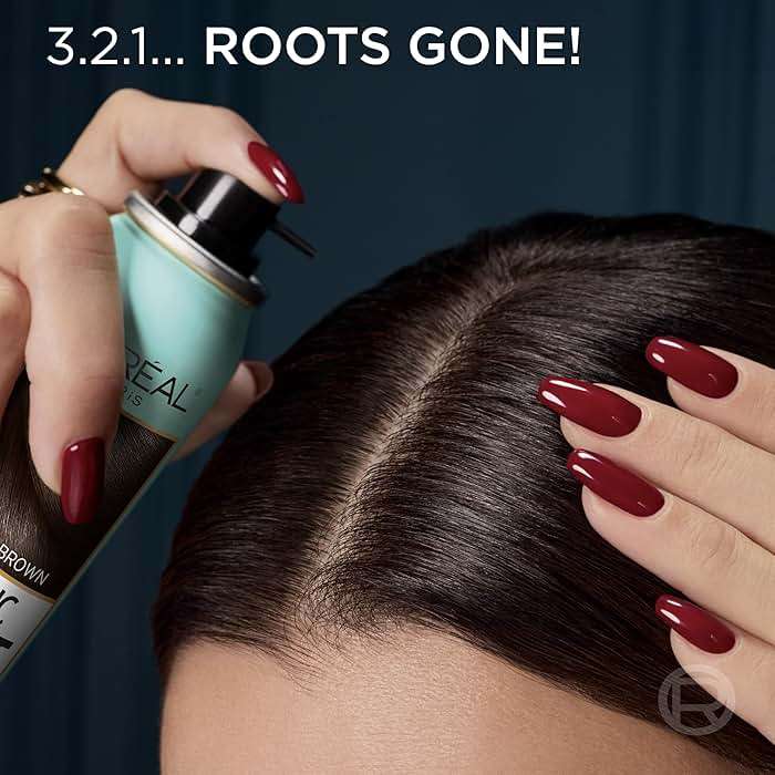 L'Oreal Paris Magic Root Cover Up Gray Hair Spray, 100% Gray Hair Coverage with Buildable, Lightweight, Transfer-Resistant, and Temporary Formula, Ammonia-Free, Light to Medium Blonde, 2 oz (1 Count) - Image 4