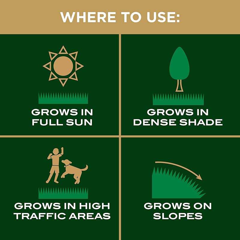 Scotts EZ Seed Patch & Repair for Sun and Shade - Combination Mulch, Sun and Shade Grass Seed & Fertilizer for Bare Spots & Lawn Patch Repair, Covers up to 85 sq. ft., 3.75 lb. - Image 4