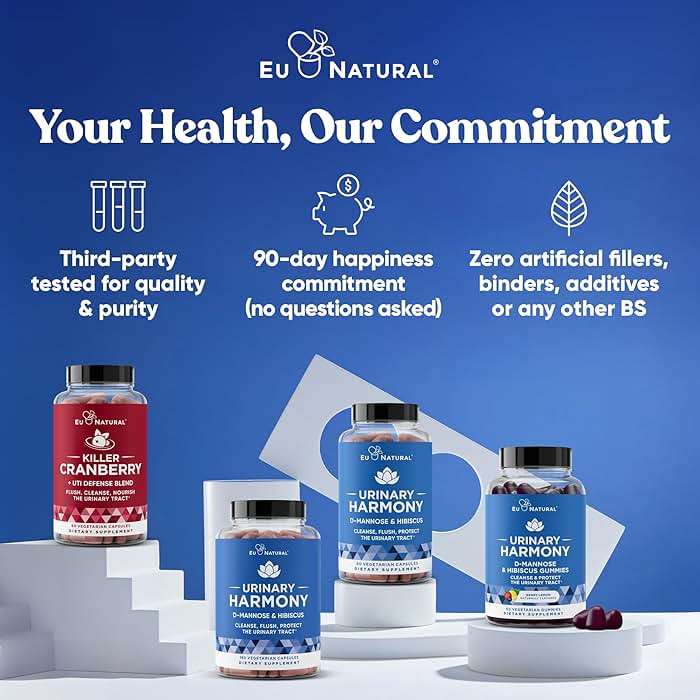 Eu Natural Urinary Harmony D-Mannose Supplement - Urinary Tract Health for Women - Fast-Acting Urinary Cleanse & Flush with Clinical-Strength D-Mannose & Hibiscus - 60 Capsules - Image 9