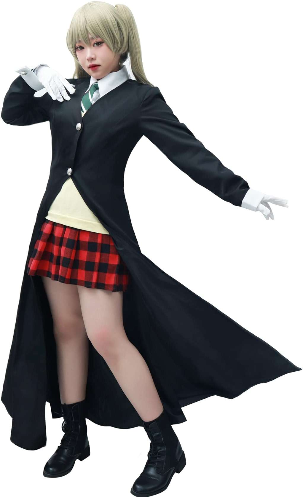 DAZCOS US Size Women's Cosplay Costume Outfit with Gloves Costume - Image 3