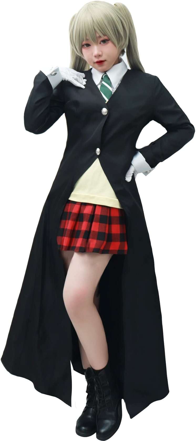 DAZCOS US Size Women's Cosplay Costume Outfit with Gloves Costume - Image 4