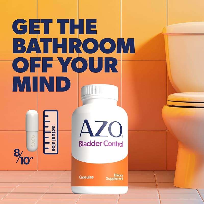 AZO Bladder Control with Go-Less Daily Supplement | Helps Reduce Occasional Urgency, leakage due to laughing, sneezing and exercise††† | 72 Capsules - Image 7