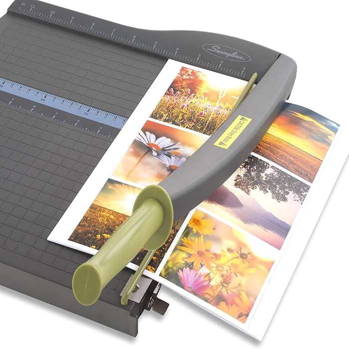 Swingline Paper Cutter, Guillotine Trimmer, 12" Cut Length, 10 Sheet Capacity, ClassicCut Lite (9312) - Image 6