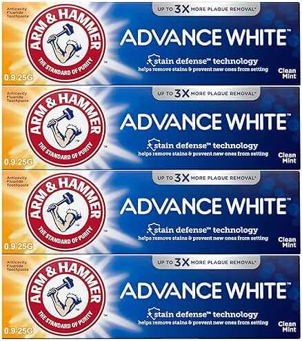 Arm and Hammer Advance Whitening Toothpaste .9 Oz Travel Size 4 Pk. - Image 1