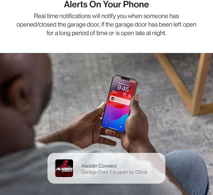 Genie Aladdin Connect Smartphone Garage Door Opener – Monitor, Open & Close Your Garage Door from Anywhere Using Your iPhone or Android Device - Image 12