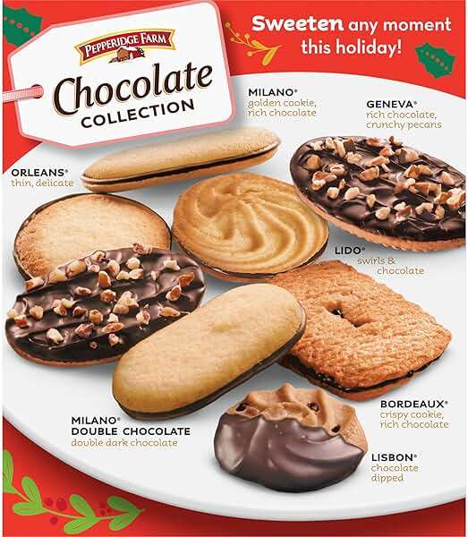 Pepperidge Farm Chocolate Collection, 7 Cookie Varieties, 13-oz Box - Image 4