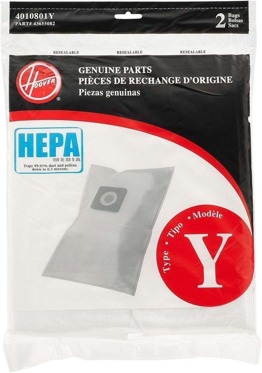 Hoover Type Y HEPA Filter Bag, Set of 4 Bags - Image 2