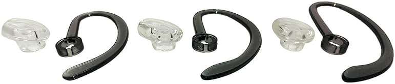 Plantronics Ear Buds, Spare Kit Earloops Buds WH500 CS540 W440 Savi W740 Headsets - 3 Ear Loops and 3 Ear Tips (Spare Kit 2 Pack) - Image 2