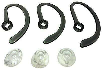 Plantronics Ear Buds, Spare Kit Earloops Buds WH500 CS540 W440 Savi W740 - Includes: 3 Earloop and 3 Eartips (Spare Kit 1 Pack) - Image 2