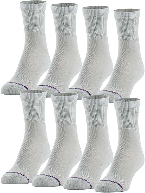 MediPeds Men's Quarter Socks With Non-Binding Top (Multipairs) - Image 1