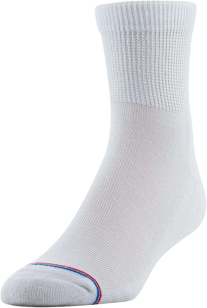 MediPeds Men's Quarter Socks With Non-Binding Top (Multipairs) - Image 3