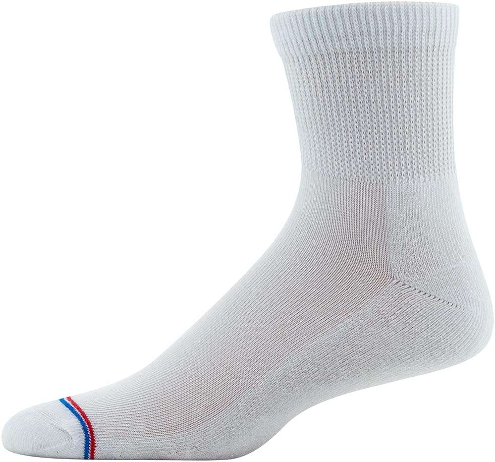 MediPeds Men's Quarter Socks With Non-Binding Top (Multipairs) - Image 4