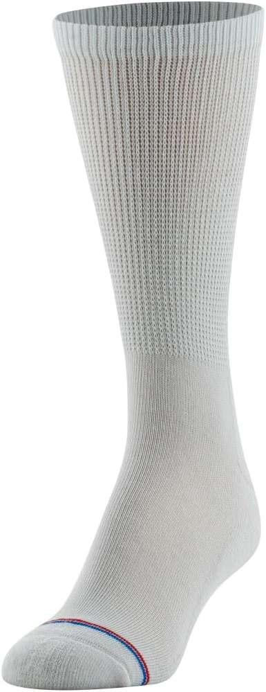 MediPEDS Men's 8 Pack Diabetic Crew Socks with Non-Binding Top - Image 2