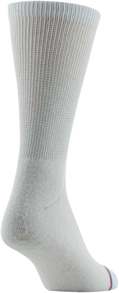 MediPEDS Men's 8 Pack Diabetic Crew Socks with Non-Binding Top - Image 4