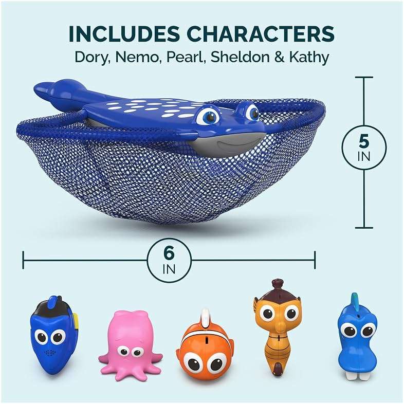 SwimWays Disney’s Finding Dory Mr. Ray’s Dive and Catch Game, Water Toy, Outdoor Toys, Pool Party Favors & Bath Toys for Kids Ages 5 & Up - Image 3