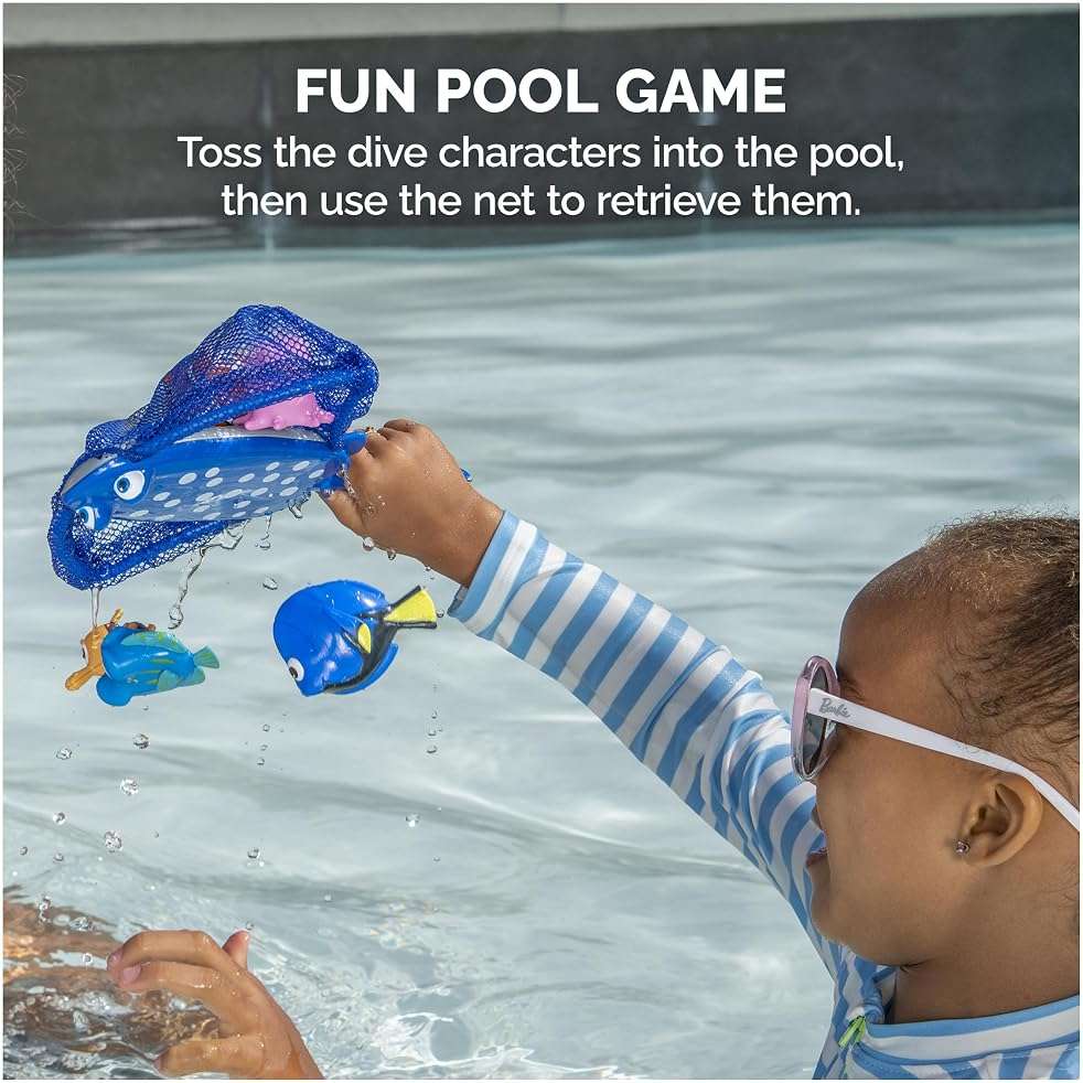 SwimWays Disney’s Finding Dory Mr. Ray’s Dive and Catch Game, Water Toy, Outdoor Toys, Pool Party Favors & Bath Toys for Kids Ages 5 & Up - Image 4